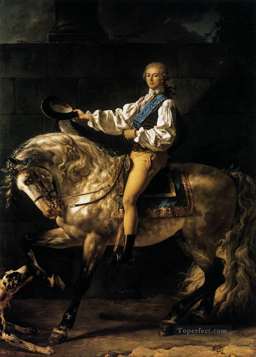 Count Potocki Neoclassicism Jacques Louis David Oil Paintings